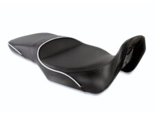 Sargent REVolution & DIY Foam & Cover Kit for the Honda Transalp shown in DTx, Gripzones, and Silver welt & stitch REV-695-SE and DIY-695-SE.